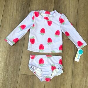 NEW Adorable Berries 2 Piece Swimsuit | Size 18 Months| UPF 50+
